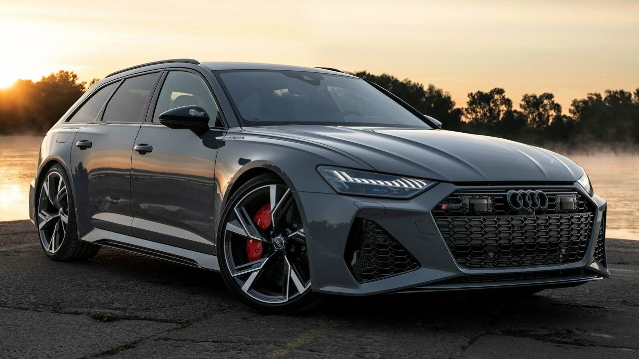 Audi rs6 желтая